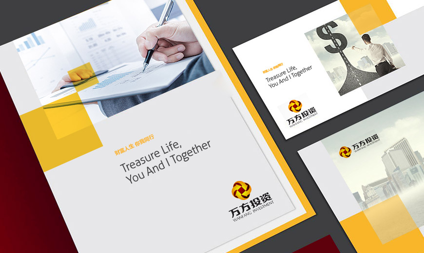 vis贪图系统-山西万方投资股份公司VI贪图系统公关宣传册