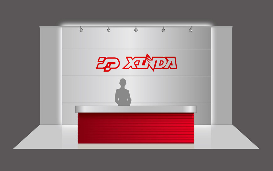 河北信达车业有限公司品牌VI贪图之企业LOGO墙贪图范例