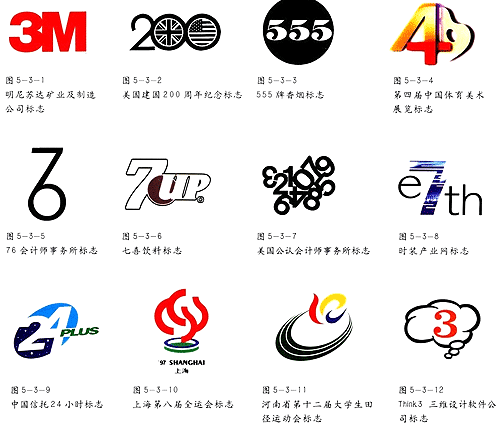 数字LOGO设计