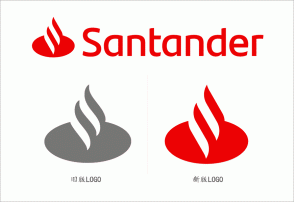 西班牙Santander银行LOGO设计，改善用户